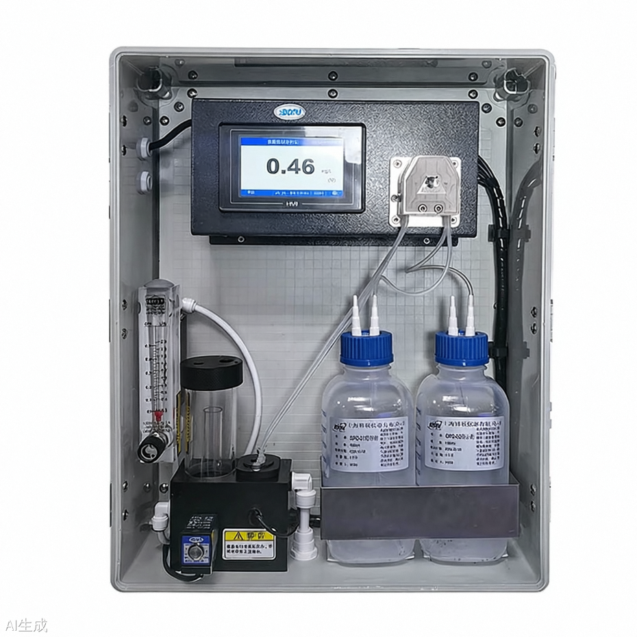22-CLG-6059DPD 余氯在线分析仪-AI 生成图片:9:24